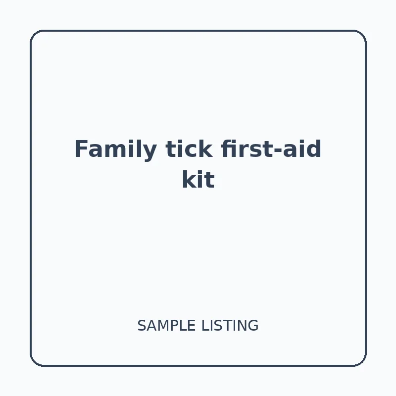 Family tick first-aid kit - Sample Care