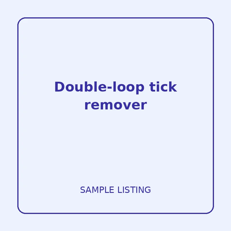 Double-loop tick remover - Sample Outdoors